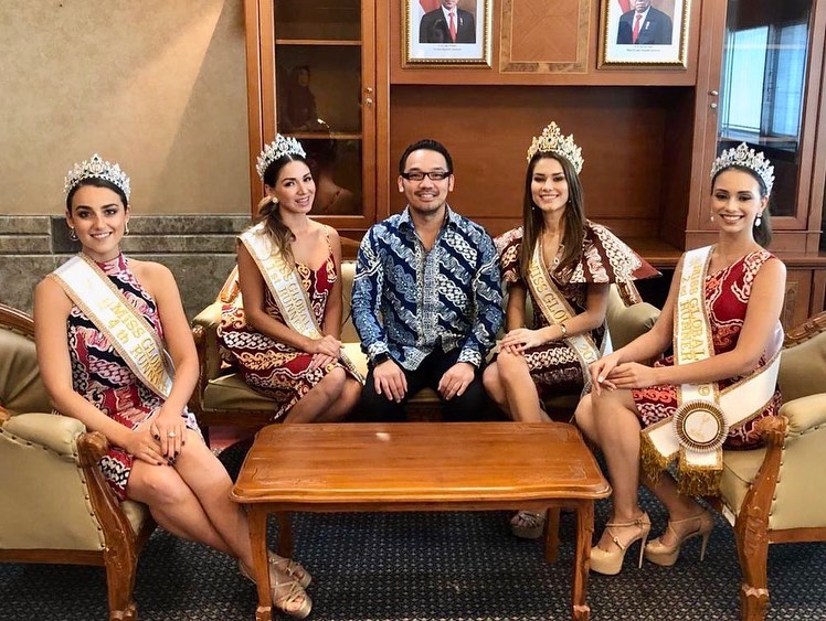 Miss Global 2019-Batik Coreta Louise-Visit Indonesian Ministry of Tourism-5