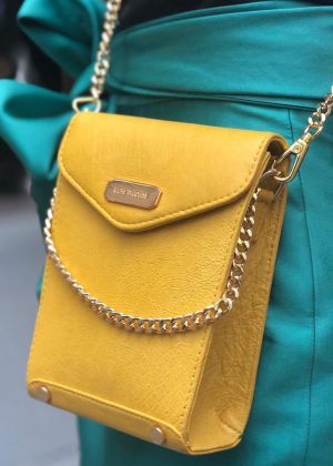 Yellow mini bag-Coreta louis-NYFW SS19 Collection